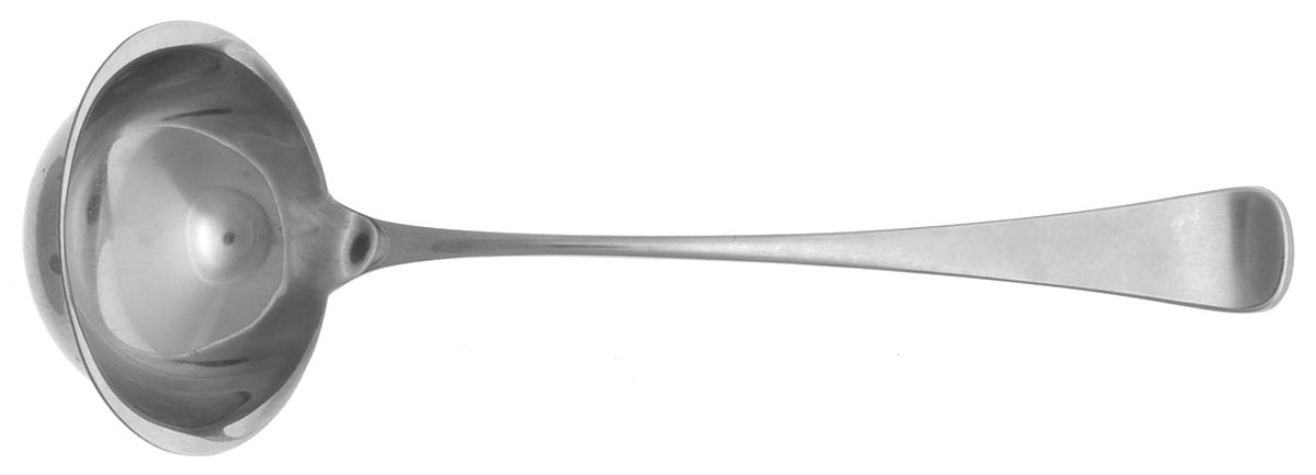 Finesse (Stainless) Solid Soup Ladle by WMF Flatware-1