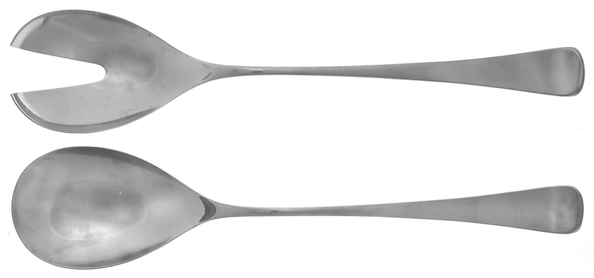 Finesse (Stainless) (2 Pc) Solid Salad Set by WMF Flatware-1