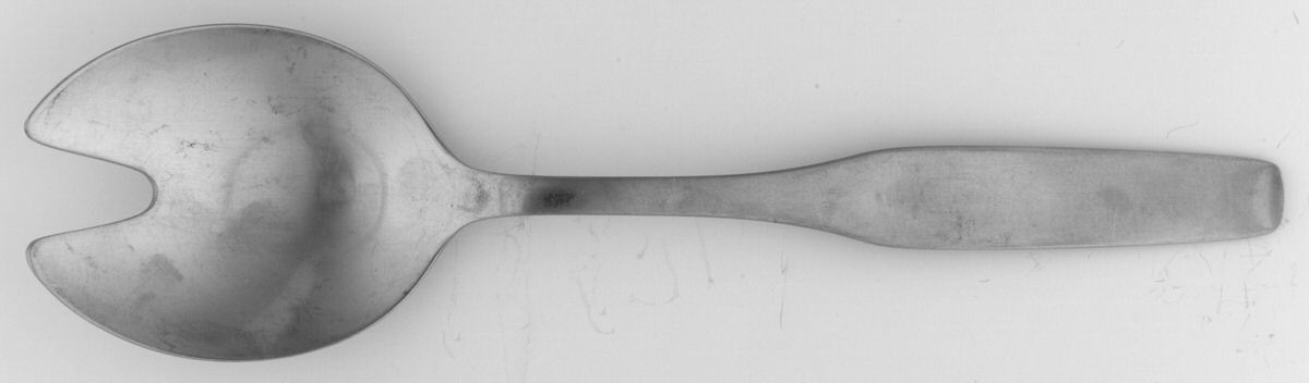 Form (Stainless, Old) Solid Salad Serving Fork by WMF Flatware-1