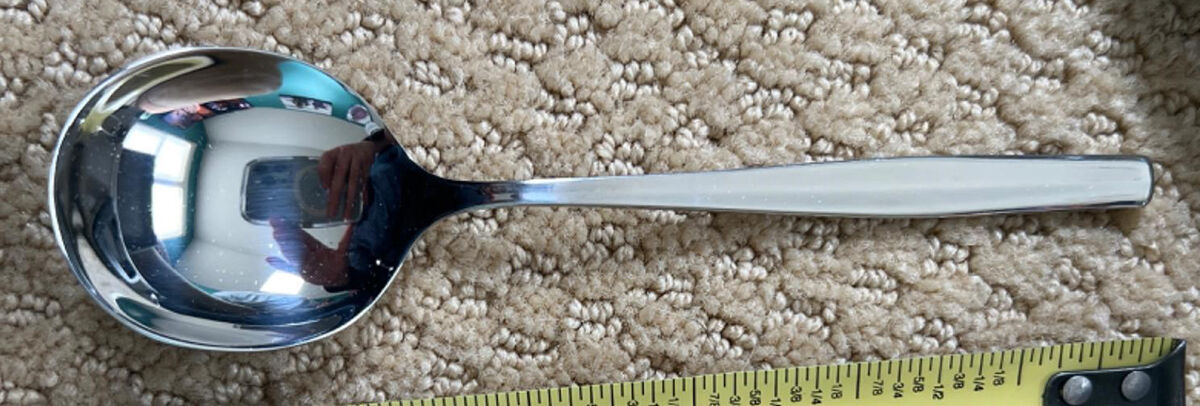 Frankfurt (Stainless) Round Bowl Soup Spoon (Cream Soup) by WMF Flatware-1
