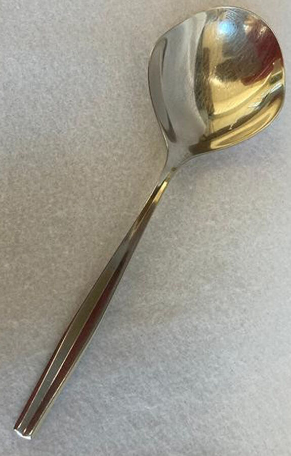 Frankfurt (Stainless) Solid Smooth Casserole Spoon by WMF Flatware-1