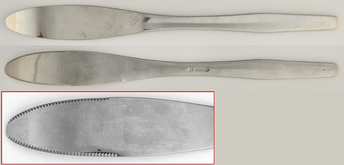 Frankfurt (Stainless) Flat Handle Master Butter Knife by WMF Flatware-1