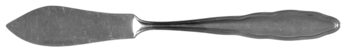WMF10 (Silverplate) Flat Handle Master Butter Knife by WMF Flatware-1