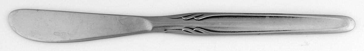Munchen (Stainless) Flat Handle Butter Spreader by WMF Flatware-1