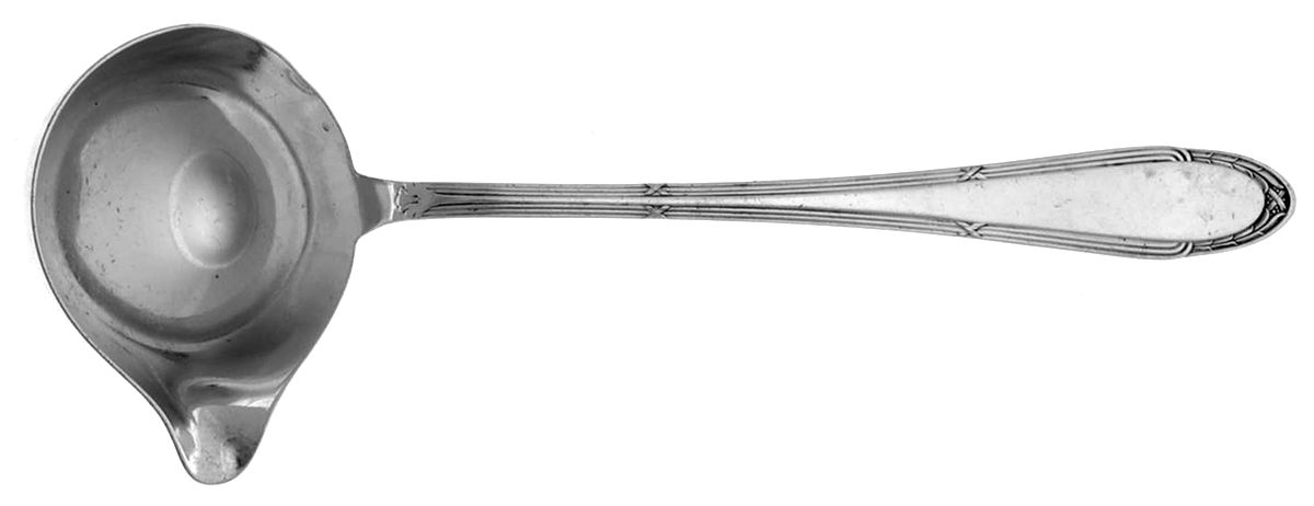 WMF9 (SILVERPLATE) Solid Gravy Ladle by WMF Flatware-1