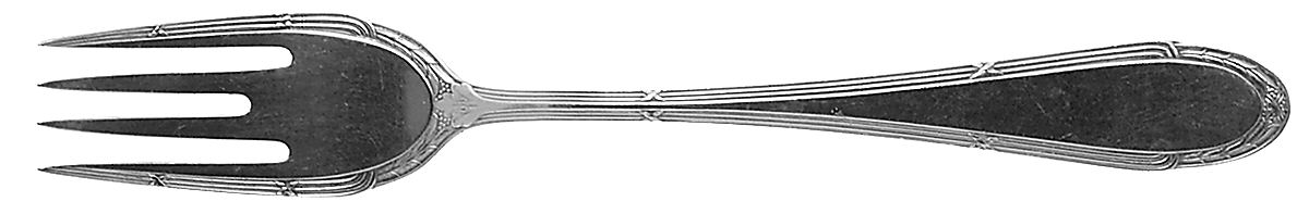 WMF9 (SILVERPLATE) Individual Solid Fish Fork by WMF Flatware-1