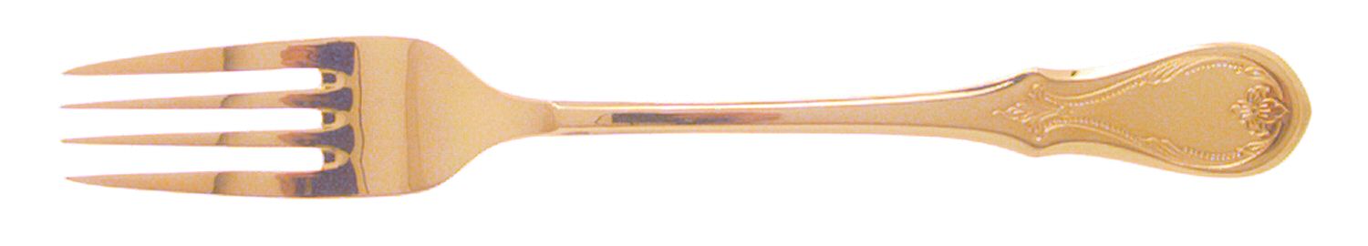 Golden Amherst (Gold Electroplate) Fork by WMF Flatware-1