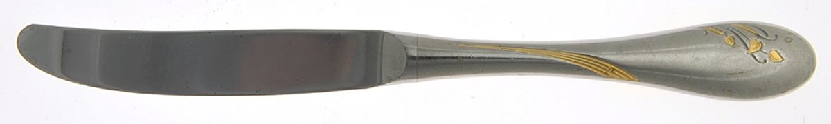 Golden Impressions (Stainless, Gold Accent) Modern Hollow Knife by WMF Flatware-1