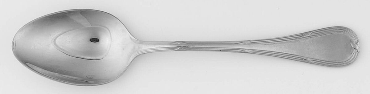 Grand Ribbon (Stainless) Dessert/Oval Soup Spoon by WMF Flatware-1