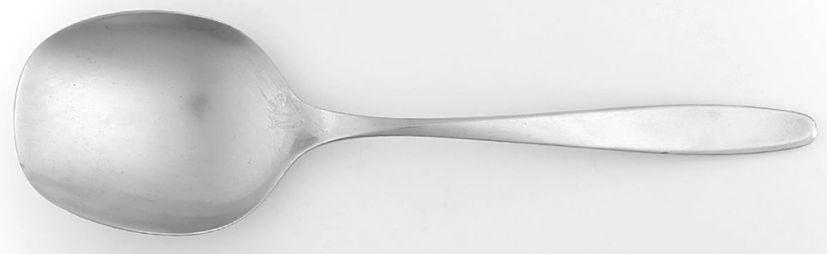 Hamburg (Stainless) Solid Smooth Casserole Spoon by WMF Flatware-1