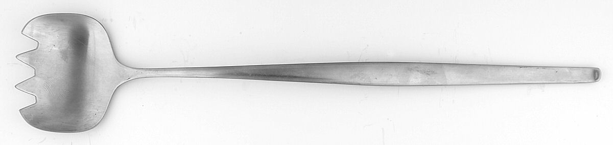 Laurel (Older, Germany, Stainless) Oversize Solid Salad Servng Fork by WMF Flatware-1