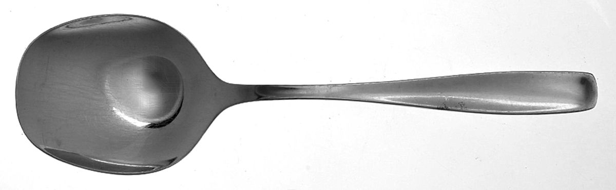 Line (Older, Germany, Stainless) Solid Smooth Casserole Spoon by WMF Flatware-1