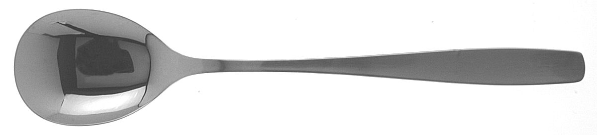 Linea (Stainless) Solid Serving Spoon by WMF Flatware-1