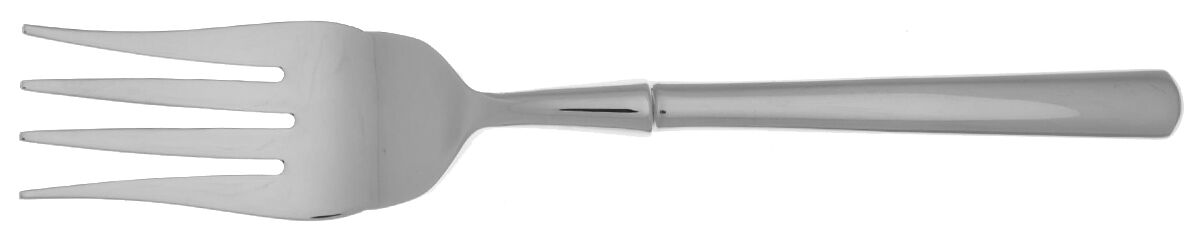 Manaos-Bistro (Stainless) Cold Meat Fork Large, Stainless Tines HC by WMF Flatware-1