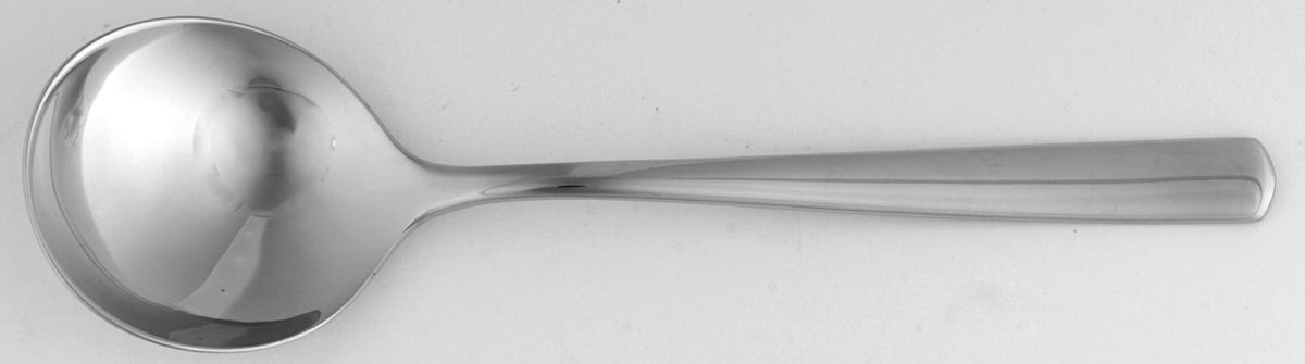 Manaos-Bistro (Stainless) Round Bowl Soup Spoon (Cream Soup) by WMF Flatware-1