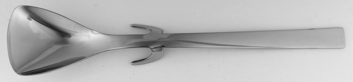 Manaos-Bistro (Stainless) Solid Salad Serving Spoon by WMF Flatware-1