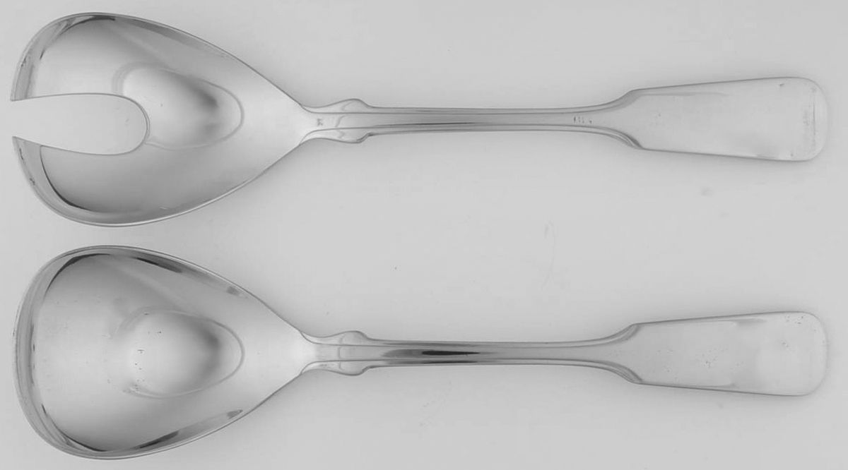 Marburg (Stainless) (2 Pc) Solid Salad Set by WMF Flatware-1