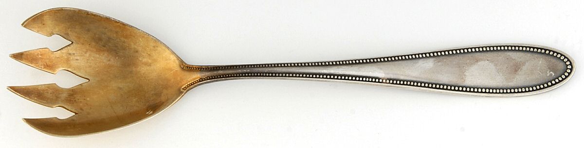 Pearl (Silverplate) Small Solid Serving Fork by WMF Flatware-1