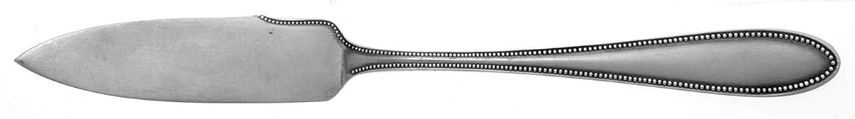 Pearl (Silverplate) Flat Handle Master Butter Knife by WMF Flatware-1