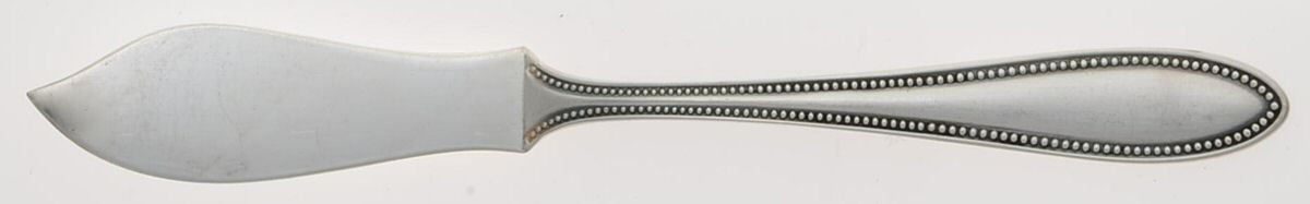 Pearl (Silverplate) Flat Handle Butter Spreader by WMF Flatware-1