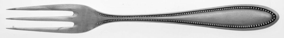 Pearl (Silverplate) Individual Solid Fruit Fork by WMF Flatware-1