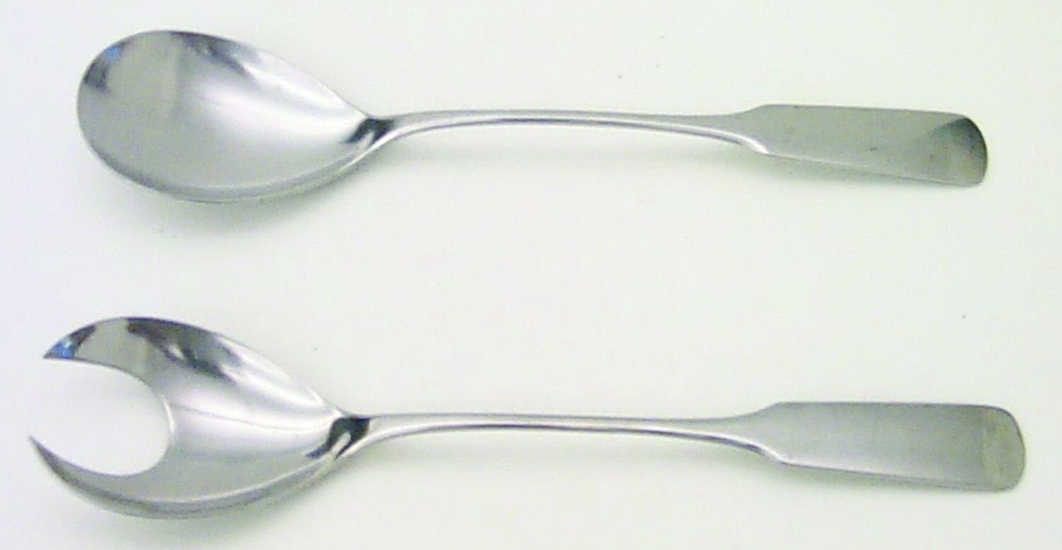 Pilgrim (Older, Germany, Stainless) (2 Pc) Solid Salad Set by WMF Flatware-1