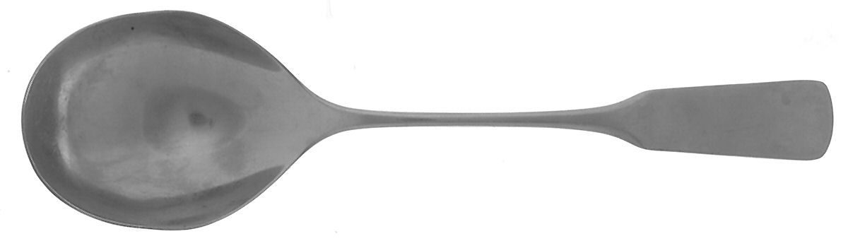 Pilgrim (Older, Germany, Stainless) Solid Serving Spoon by WMF Flatware-1