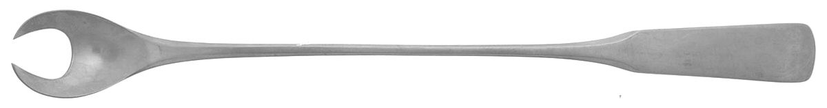 Pilgrim (Older, Germany, Stainless) Pierced Bowl Long Handle Olive Spoon by WMF Flatware-1