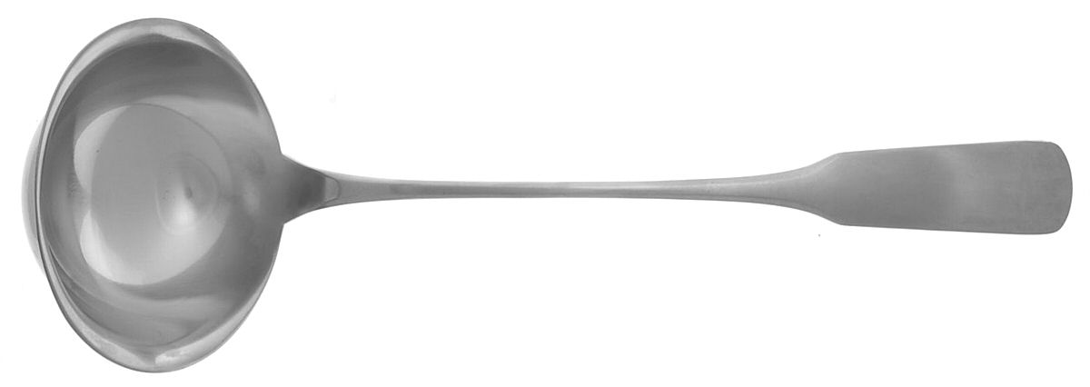 Pilgrim (Older, Germany, Stainless) Solid Soup Ladle by WMF Flatware-1