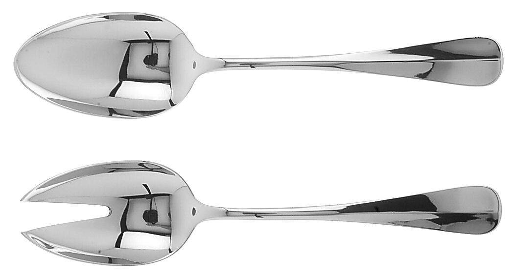 Portsmouth (Stainless) (2 Pc) Solid Salad Set by WMF Flatware-1