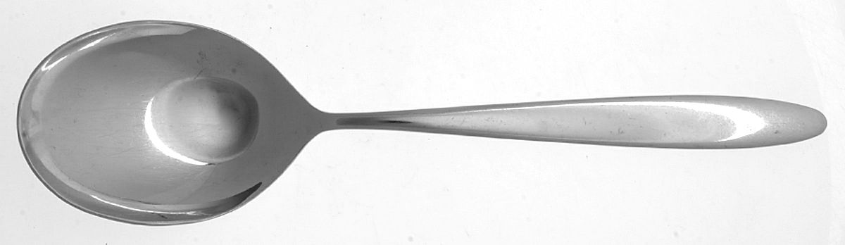 Present (Stainless) Solid Salad Serving Spoon by WMF Flatware-1