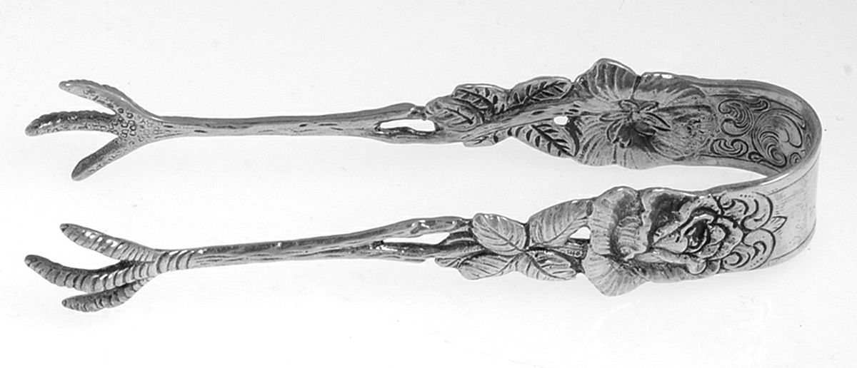 Rose (Sterling) Sugar Tongs by WMF Flatware-1