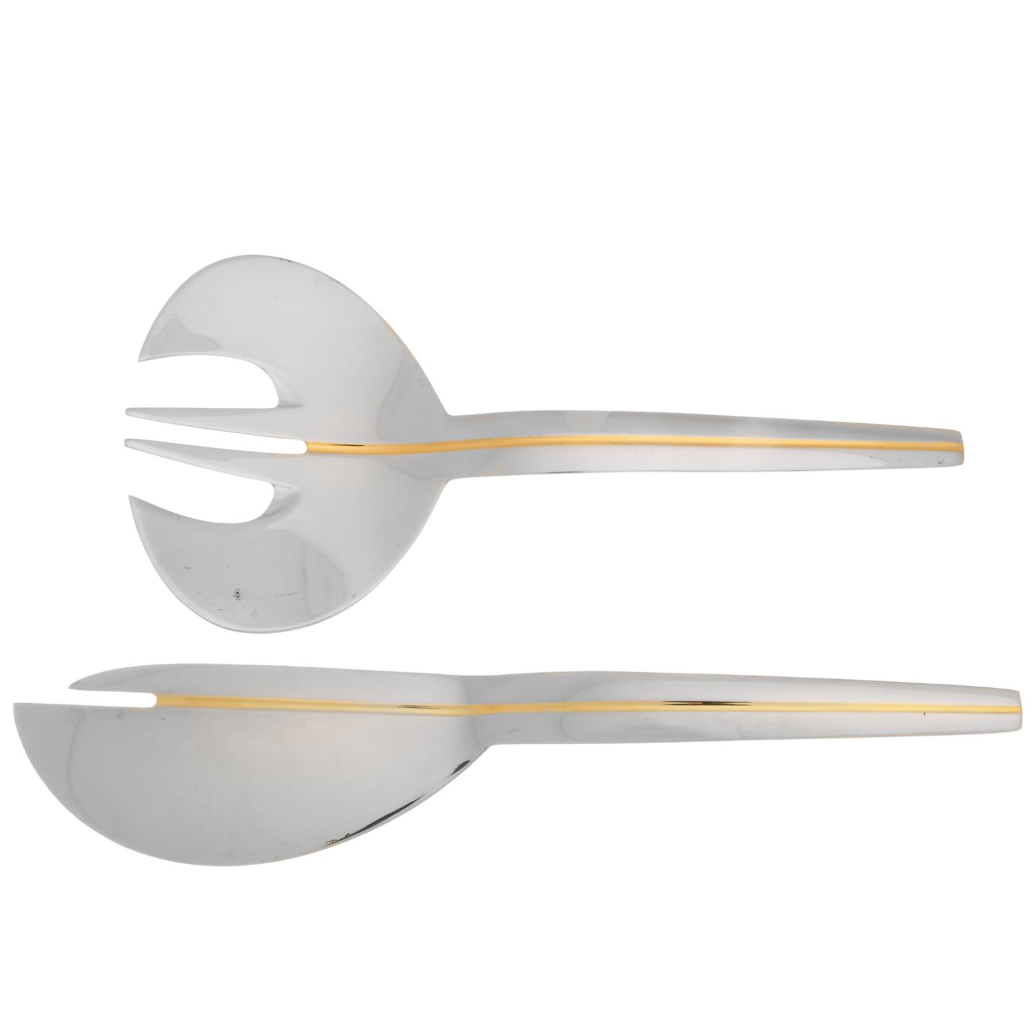 Rue Royale-Gold (Stainless) 2 Piece Large Solid Fish Serving Set by WMF Flatware-1