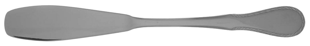 Serena (Stainless, Rope Edge) Flat Handle Butter Spreader by WMF Flatware-1