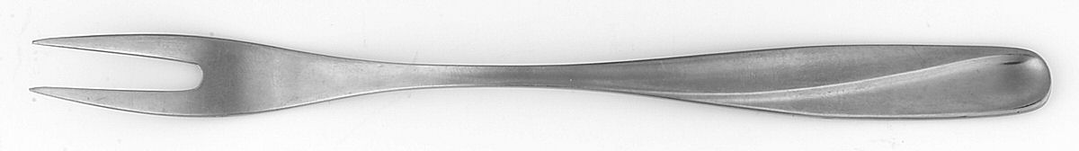 Serena (Stainless, Wave Design) Small 2-Tine Cold Meat Serving Fork by WMF Flatware-1