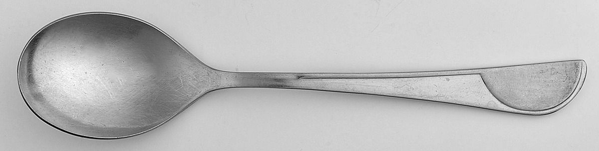 Solo (Stainless) Oval Place Soup Spoon by WMF Flatware-1