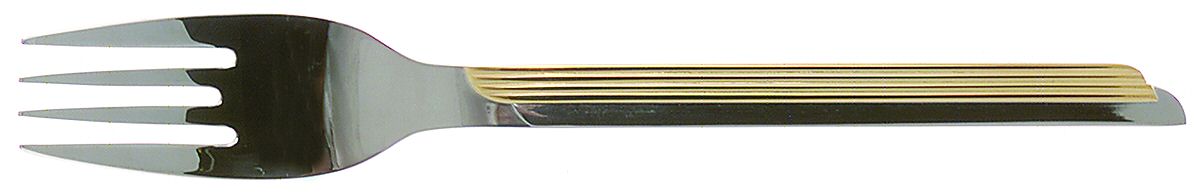 Stratos Gold (Stainless, Gold Accent) Individual Salad Fork by WMF Flatware-1