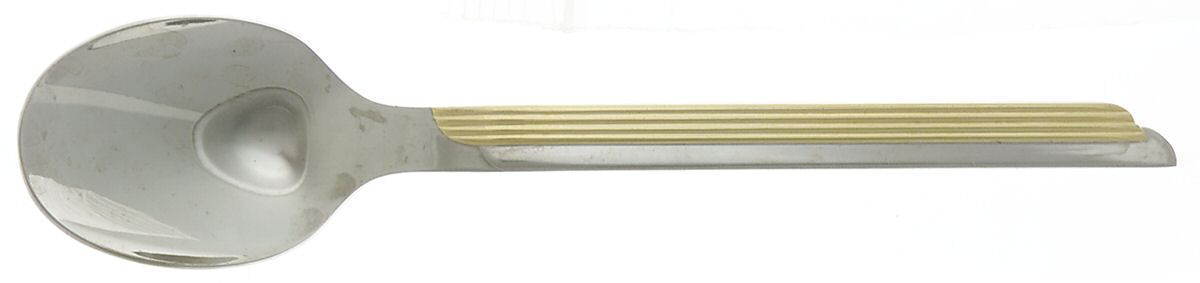 Stratos Gold (Stainless, Gold Accent) Teaspoon by WMF Flatware-1