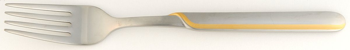 Stylar Gold (Stainless, Gold Accent) Fork by WMF Flatware-1