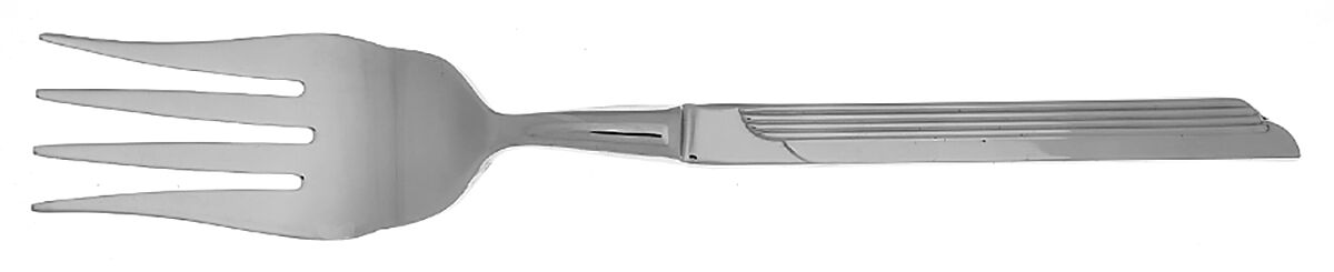 Stratos (Stainless) Medium 2-Tine Cold Meat Serving Fork by WMF Flatware-1