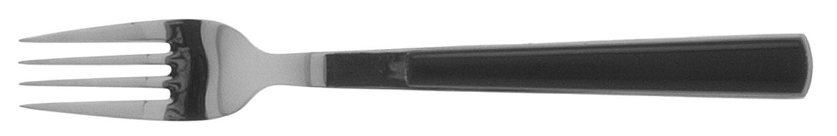 Torino-Black (Stainless, Black Handle) Fork by WMF Flatware-1