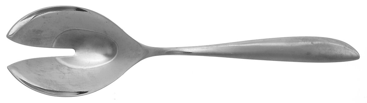 Wave (Stainless) Solid Salad Serving Fork by WMF Flatware-1