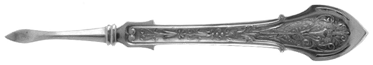 Angelo (Sterling, 1875) Solid Nut Pick by Wood & Hughes-1