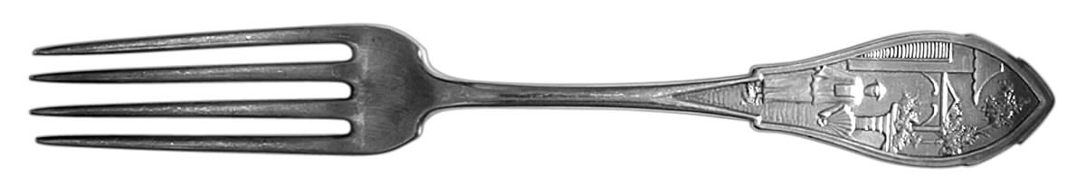 Celestial (Sterling, 1870) Fork by Wood & Hughes-1