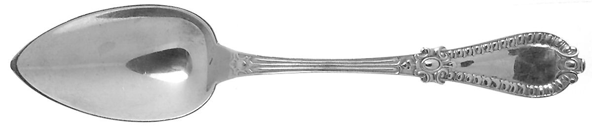 Gadroon (Sterling, 1860) Tablespoon (Serving Spoon) by Wood & Hughes-1