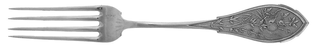 Japanese (Sterling, 1870) Fork by Wood & Hughes-1