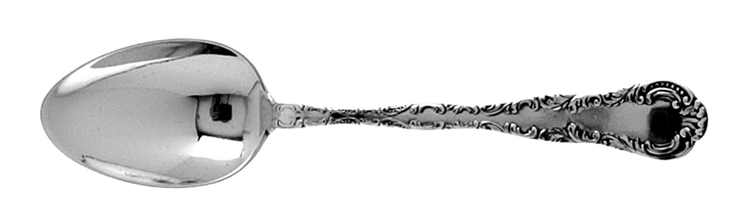 Louis XV (Sterling, 1880) Dessert/Oval Soup Spoon by Wood & Hughes-1