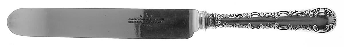 Louis XV (Sterling, 1880) Blunt Hollow Knife with Bolster by Wood & Hughes-1