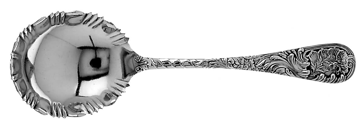 Louvre (Sterling, 1885) Preserve Spoon by Wood & Hughes-1