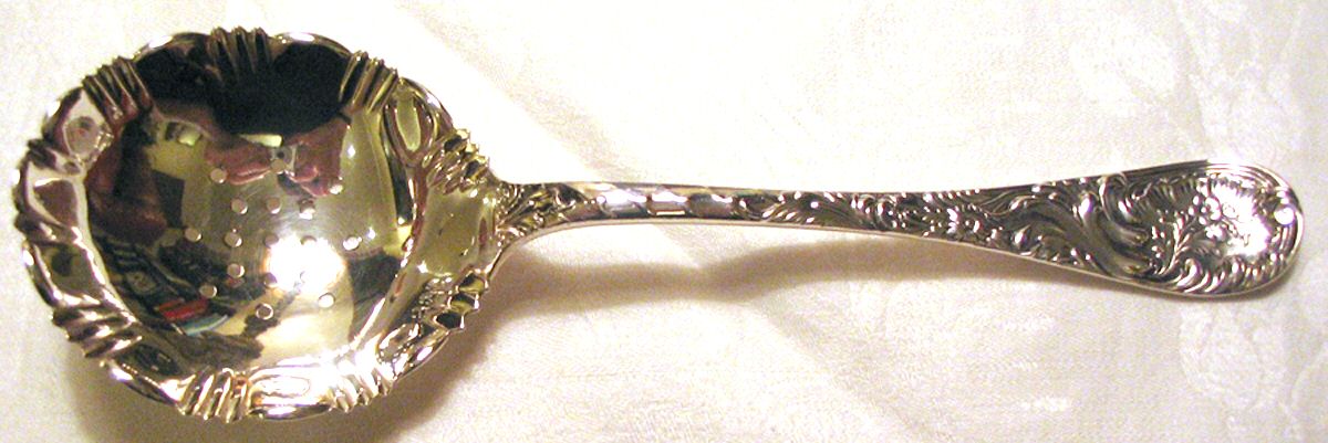 Louvre (Sterling, 1885) Large Confection Spoon by Wood & Hughes-1